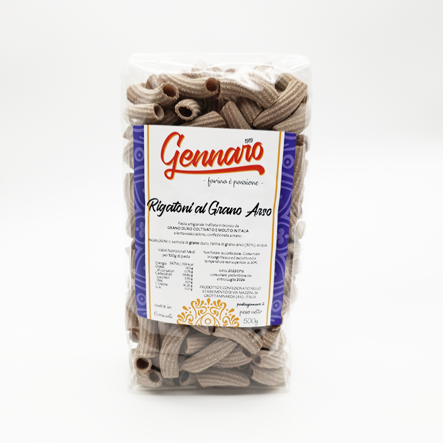 Rigatoni al Grano Arso 500 g